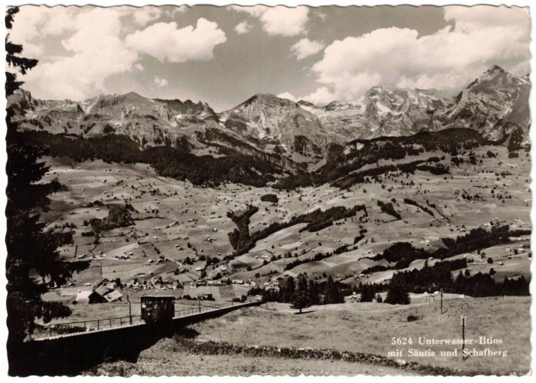 Cartoline postali: Unterwasser - Standseilbahn Iltios – Usato da Binningen venduto da Mountainrider