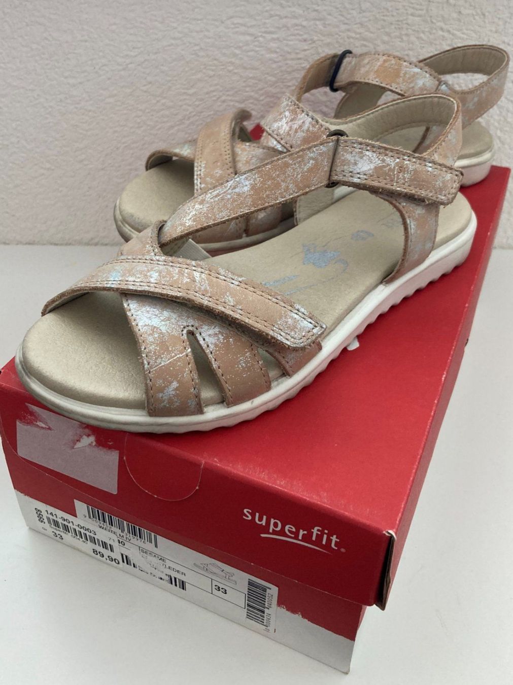 Superfit Chaussures filles: Superfit Mädchen Riemensandalette - Gr. 33 – Neuf (Voir description) à Basel par Nofretete39 5