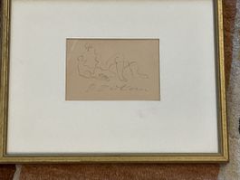 Ossip ZADKINE (1890-1967) tableaux crayon signé 