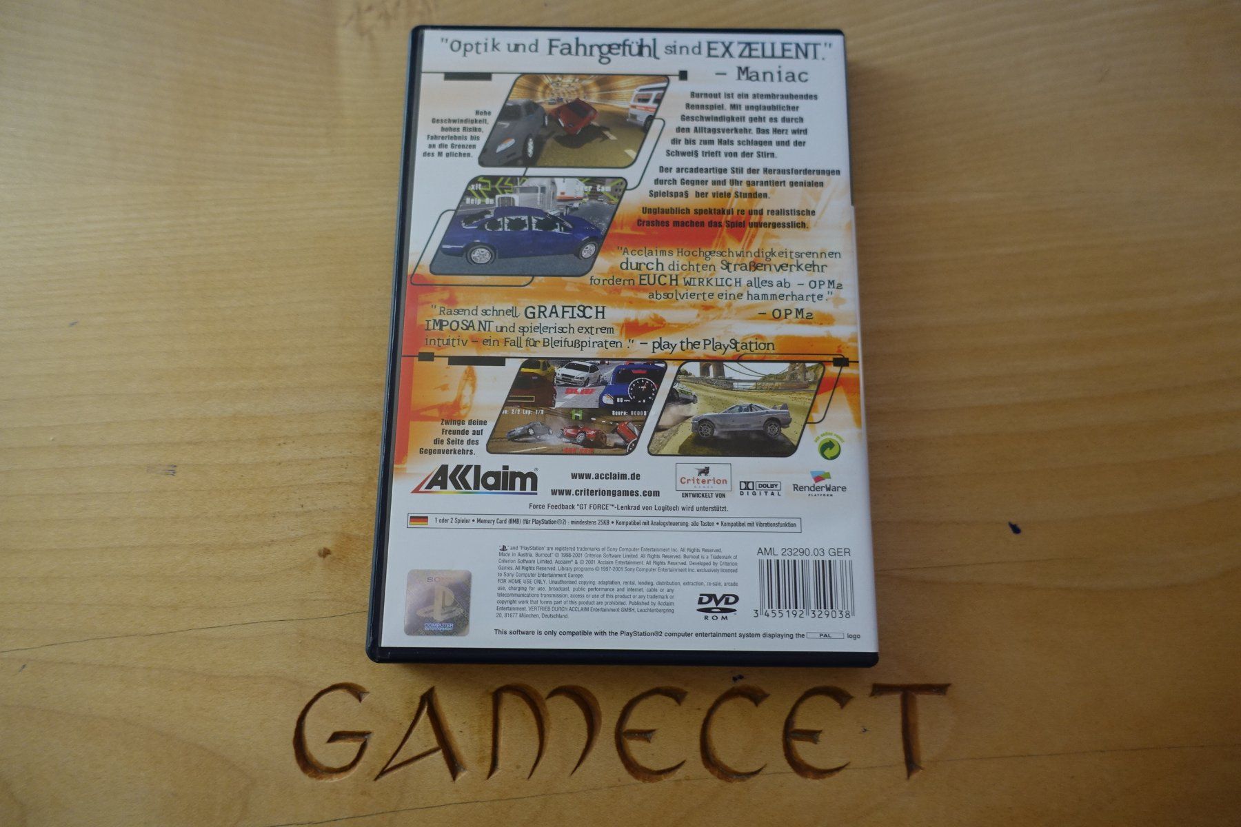 Sony Spiele: Burnout – Gebraucht aus Steinach von Gamecet 2