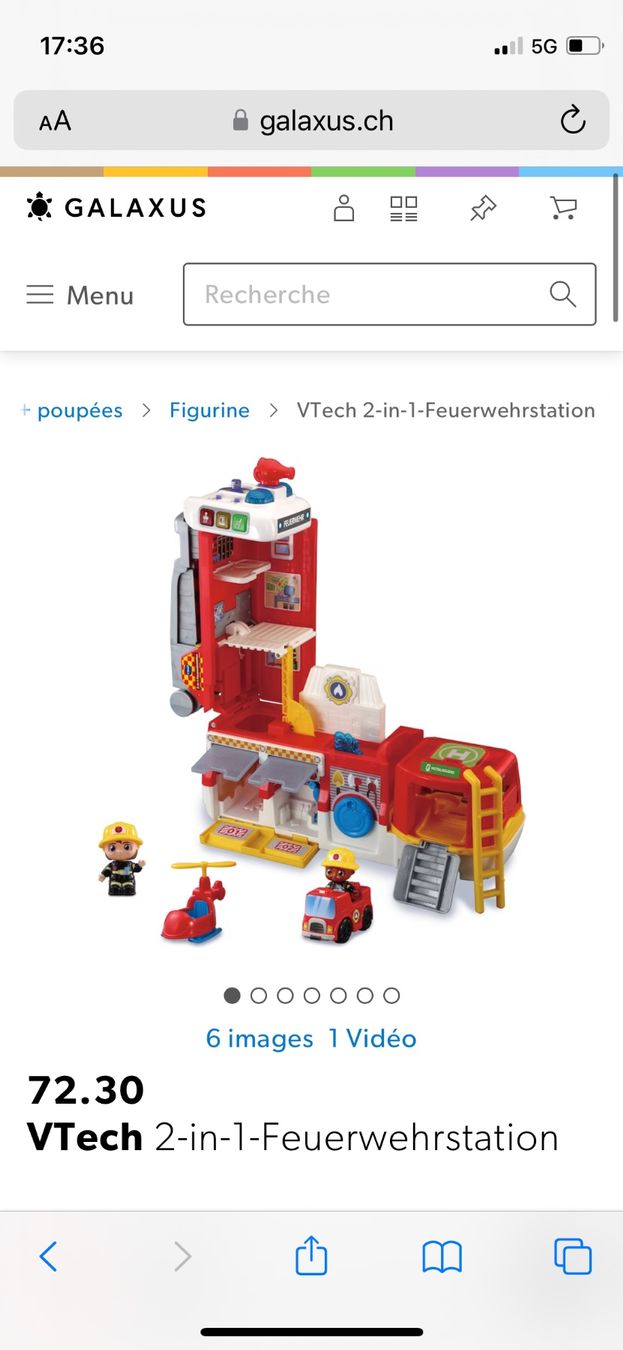 Vtech Giocattoli: VTech 2-in-1-Feuerwehrstation- new – Nuovo (secondo la descrizione) da Bellevue venduto da utilisatratice 6