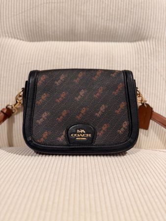 Original COACH Crossbody-Tasche – Signature Canvas