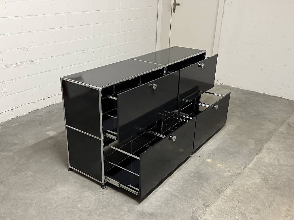 USM Cassettiere: USM Haller Sideboard Schwarz 2x2 – Usato da Dietikon venduto da Kumar_Occasionen 9
