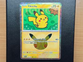 Pikachu (034/128) (12/30) - 30ᵉ Anniversaire - 30C FR