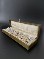 6 Massive Sterling 950er Silber Schnappsbecher Französisch  