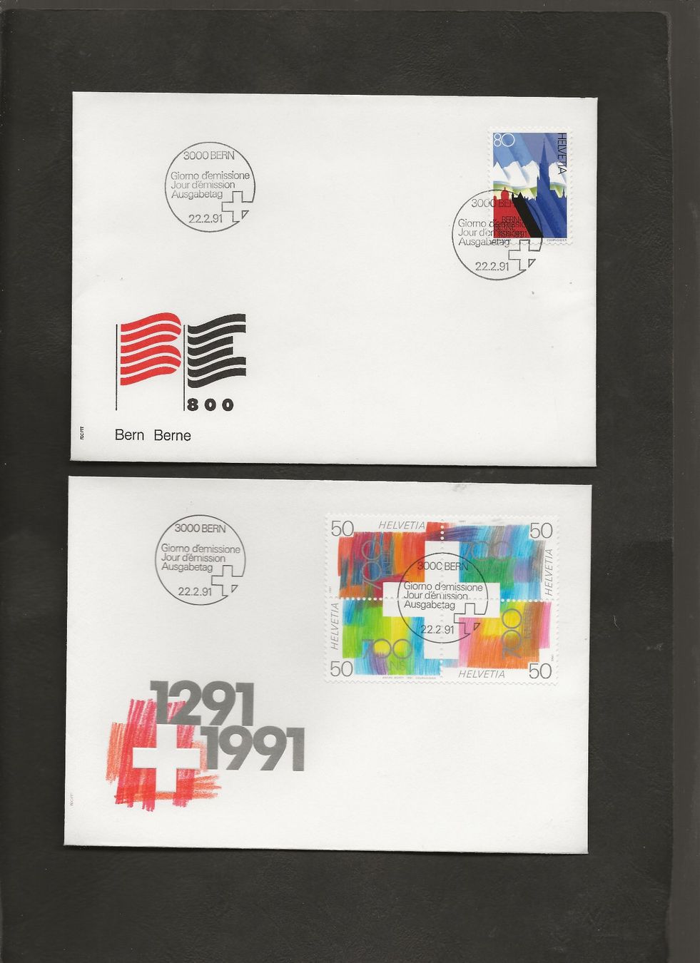 Tutti i francobolli: Schweiz 16 FDC 1989 bis 1992 – Usato da Au ZH venduto da xelagreb01 5
