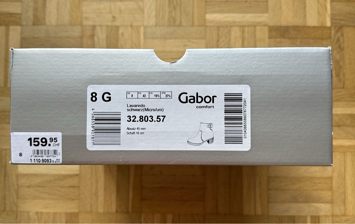 Gabor Scarpe da donna: Gabor Bottine Black T-8G – Nuovo (secondo la descrizione) da Epalinges venduto da Lily2006 4