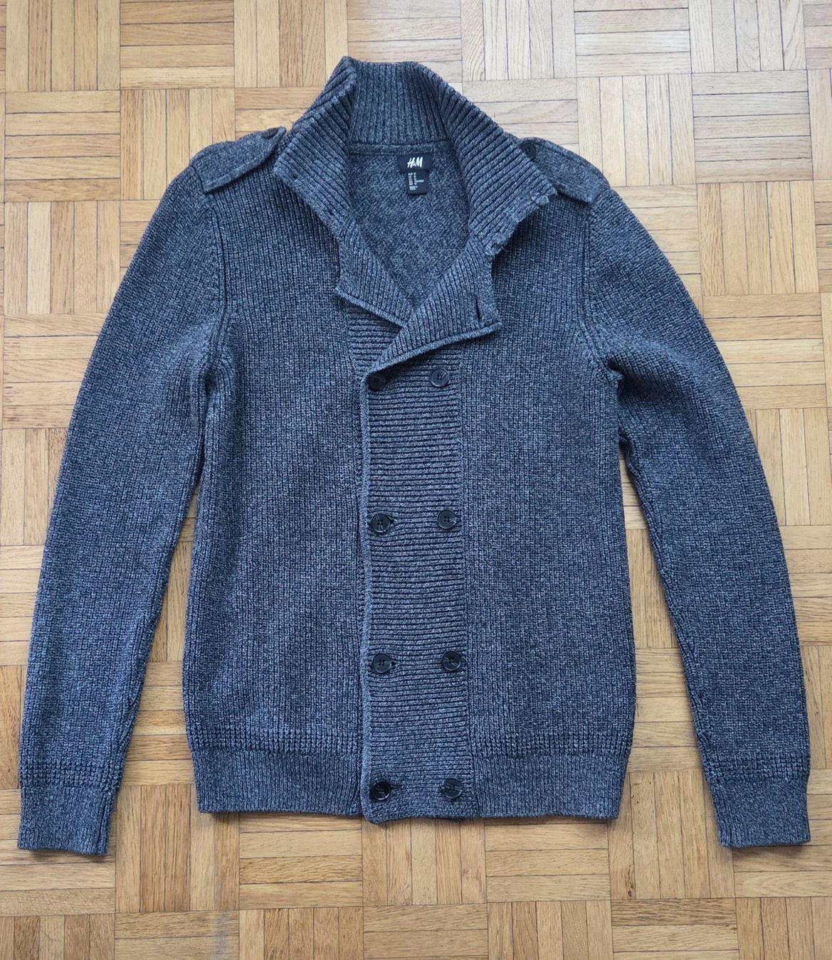H&M Jacken: Herren Cardigan grau – Gebraucht aus Brüttisellen von ruebli-fan13