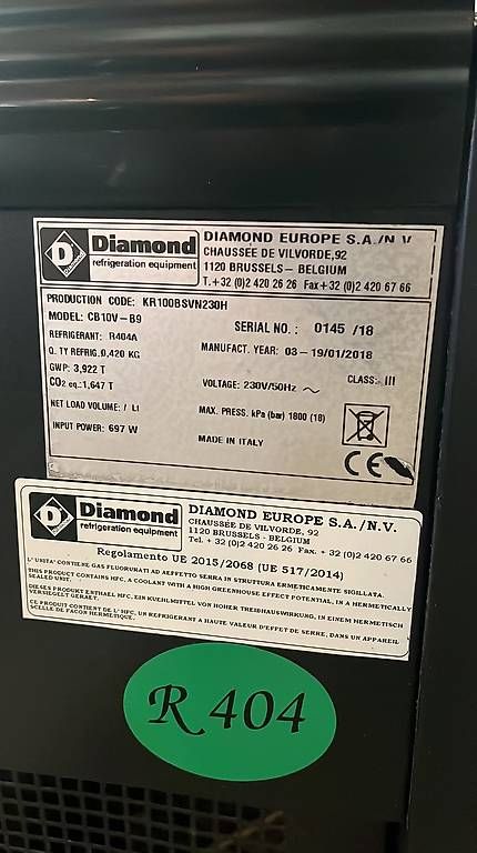 Frigoriferi: Vitrine réfrigérée Diamond – Usato da Pully venduto da friporte11 3