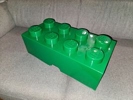 Brique de rangement LEGO vert
