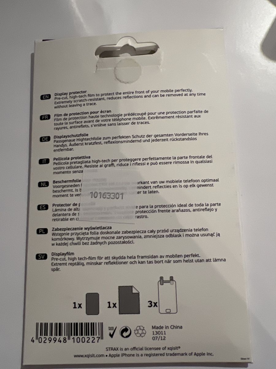 Cover & Protezioni schermo: Iphone 5 Display Schutz – Nuovo (secondo la descrizione) da Oberengstringen venduto da pri_c8jk 1
