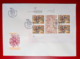 PORTUGAL KÖNIG MANUEL PAPST LEO VATIKAN 1514 BLOCK FDC 1982
