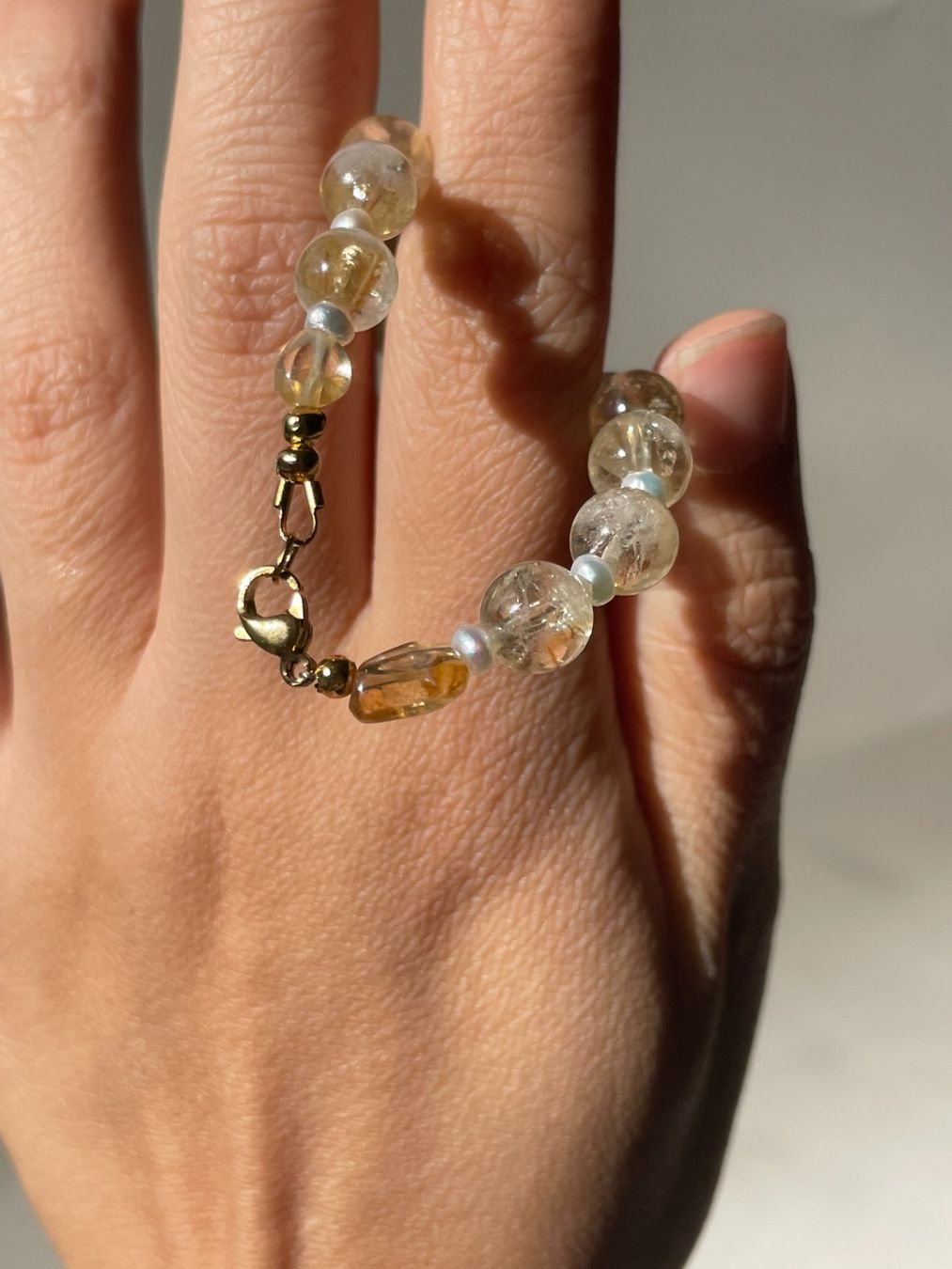 Catenine: Echte Citrin Barockperle Kette Handarbeit&Geschenkidee – Nuovo e nell'imballaggio originale da Schiers venduto da sisikristall 4