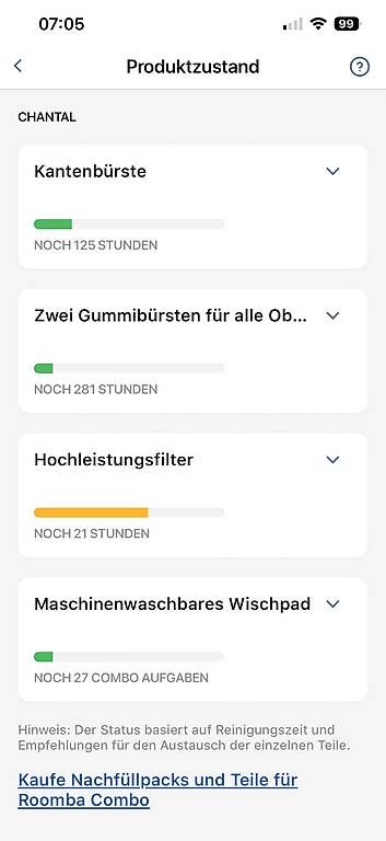 Irobot Aspirapolveri & Accessori: iRobot Roomba Combo – Usato da Luzern venduto da Aengelili 3