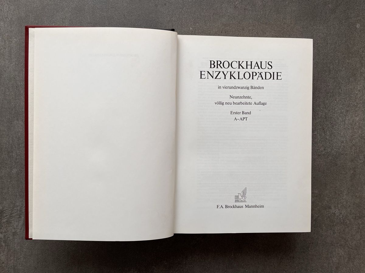 Libri: Brockhaus Enzyklopädie – Usato da Tagelswangen venduto da 0Bibi0 1