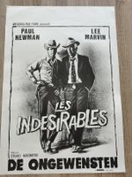 Affiche Belge film "Les Indésirables" Paul Newman Lee Marvin