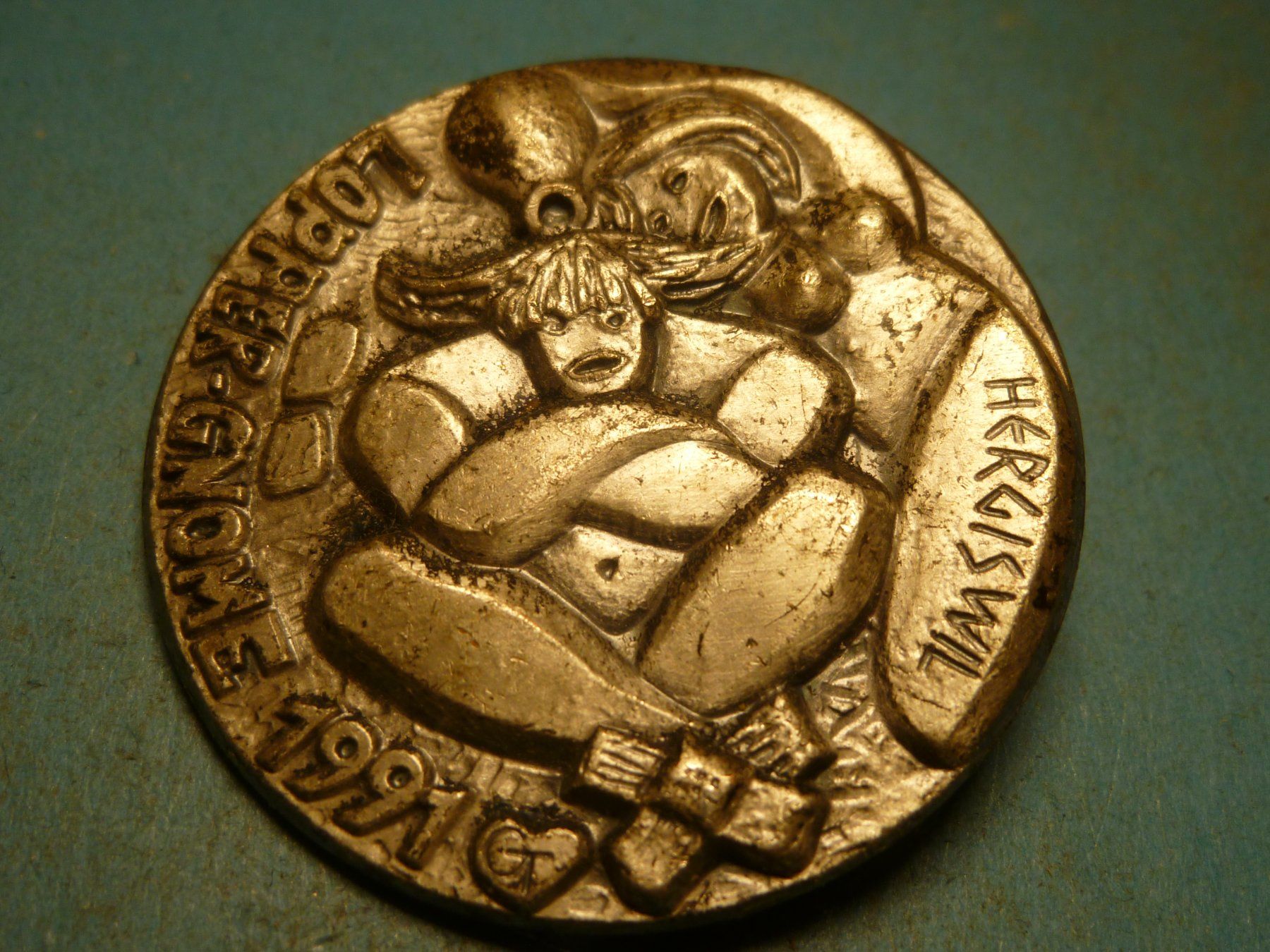Placchette & Badge: HERGISWIL 1991 SILBER – Usato da Ried (Muotathal) venduto da Mandarin02