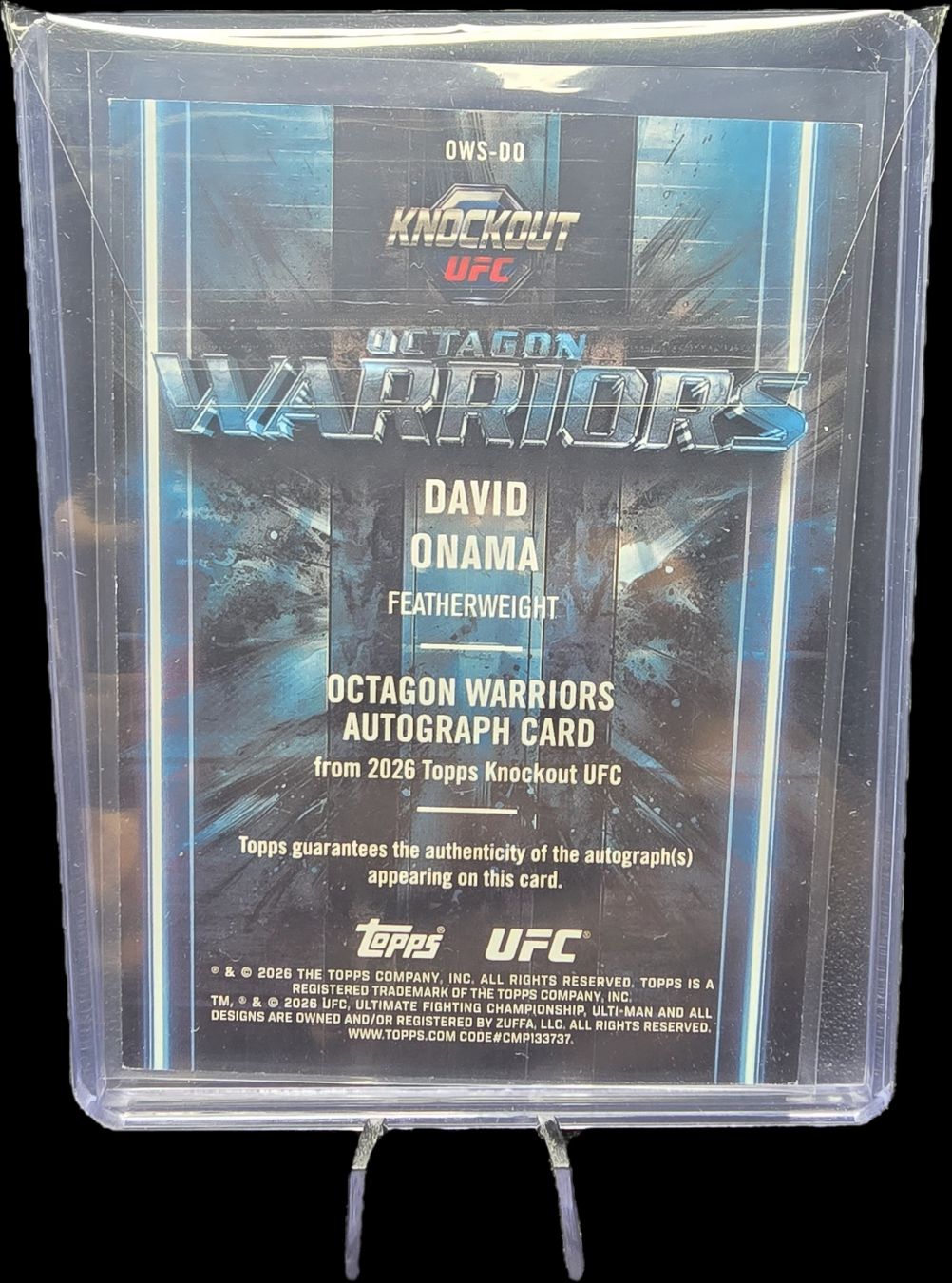 Autografi: UFC David Onama /50 autograph – Nuovo (secondo la descrizione) da Sementina venduto da Pplat1num 1
