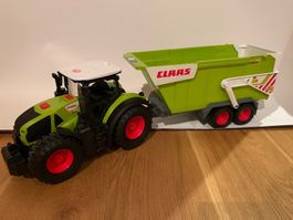 Spielzeug Traktor Claas Axion 850 mit Kipper, ca. 63 cm
