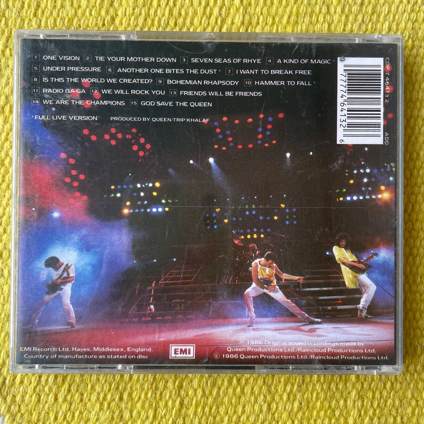 CD: QUEEN-LIVE MAGIC86 – Usato da Rorschacherberg venduto da CD-Roli 1