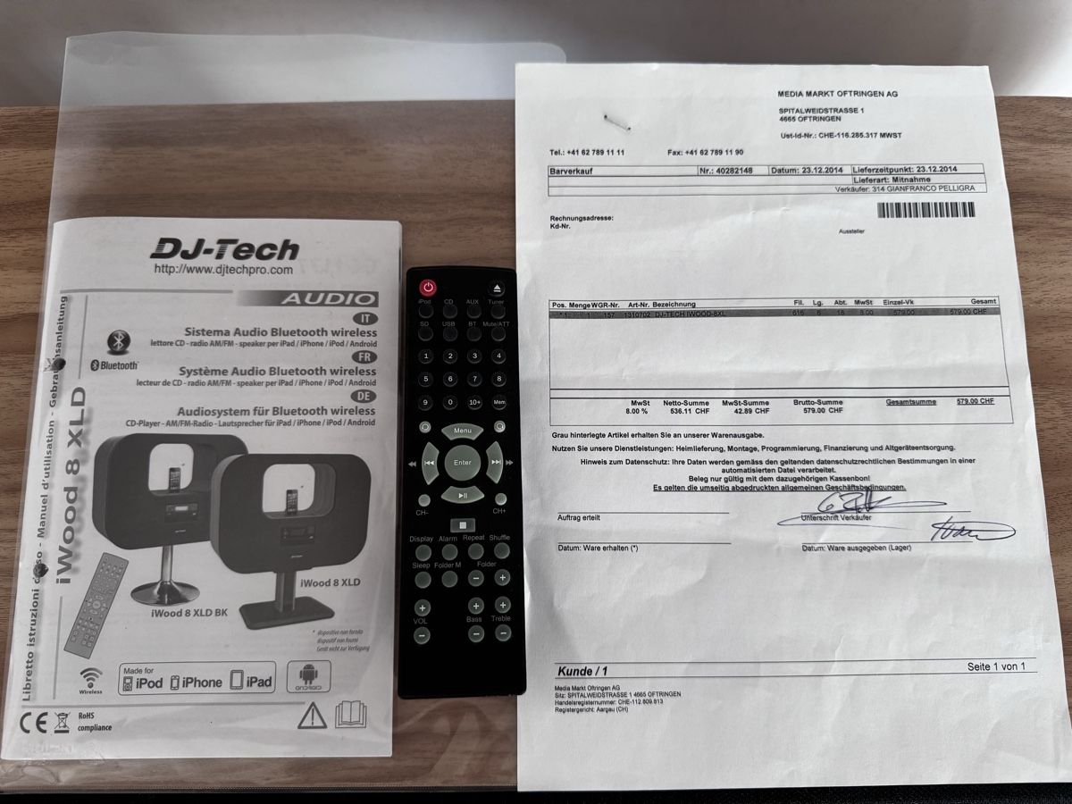 Audio- & Mediensysteme: Soundanlage DJ Tech iWOOFD 8 XLD – Gebraucht aus Sissach von Da.Do.ch 9