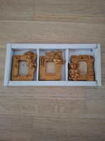 3 kleine Bilderrahmen mit Engelmotiven zum Aufstellen