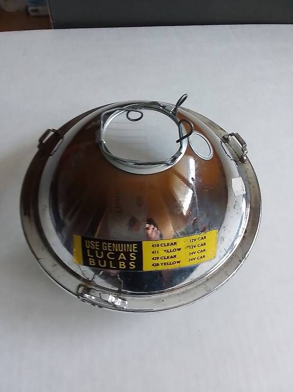 Tutti i ricambio per moto: Norton, BSA,AJS,Matchless Headlamp Einsatz – Nuovo e nell'imballaggio originale da Marly venduto da LesmoGS 1