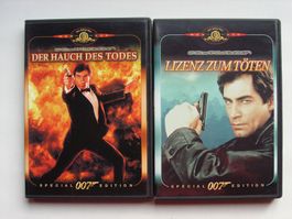 2 DVD James Bond Set Der Hauch des Todes & Lizenz zum Töten