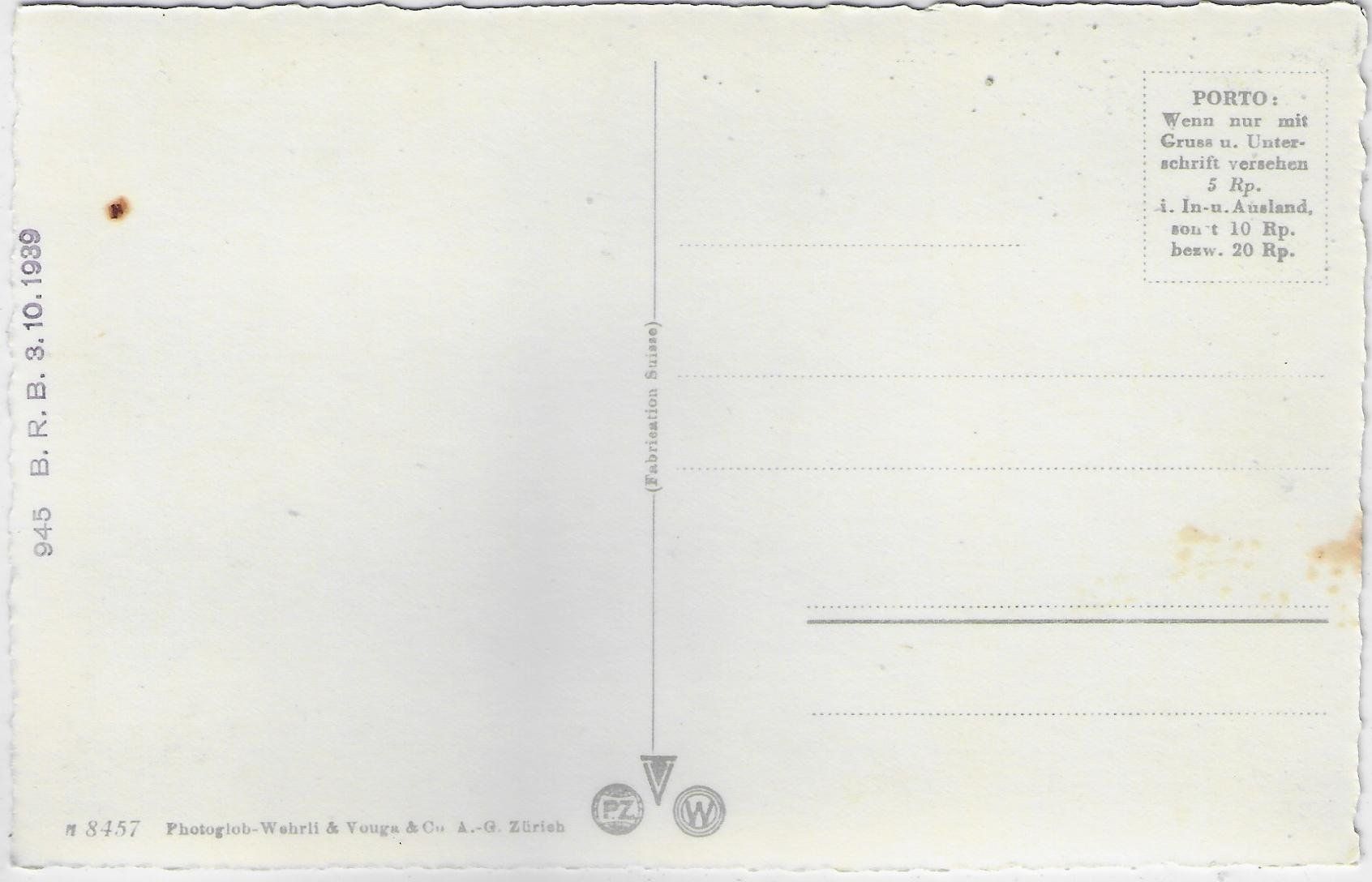 Cartoline postali: Lauterbrunnental von Wengen aus – Usato da Ettingen venduto da Kartenplanet 1