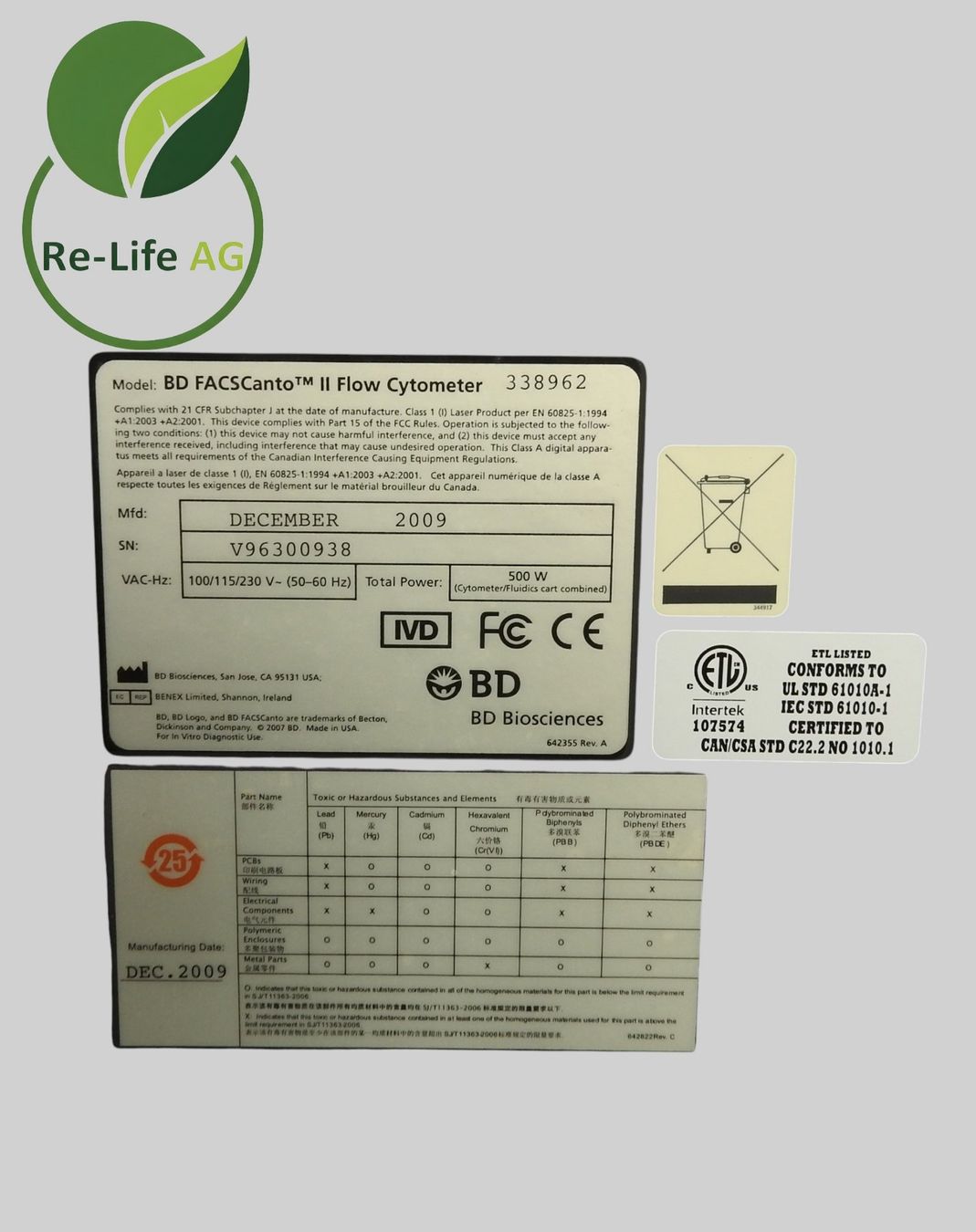 Tutte le macchine: BD Bioscience | BD FACSCanto 2 | Spare parts, BD FACSCanto 2 – Usato da Reinach BL venduto da Re-LifeAG_Labor2 4