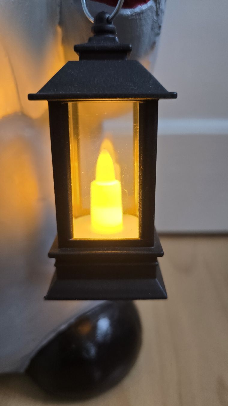 Statuette: Weihnachtsmann mit leuchtender Laterne – Nuovo (secondo la descrizione) da Rorschacherberg venduto da Scharfeegge 3