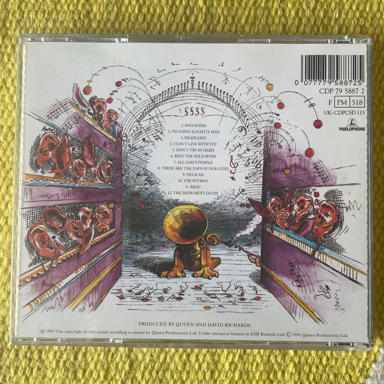 CD: QUEEN-INNUENDO – Usato da Rorschacherberg venduto da CD-Roli 1