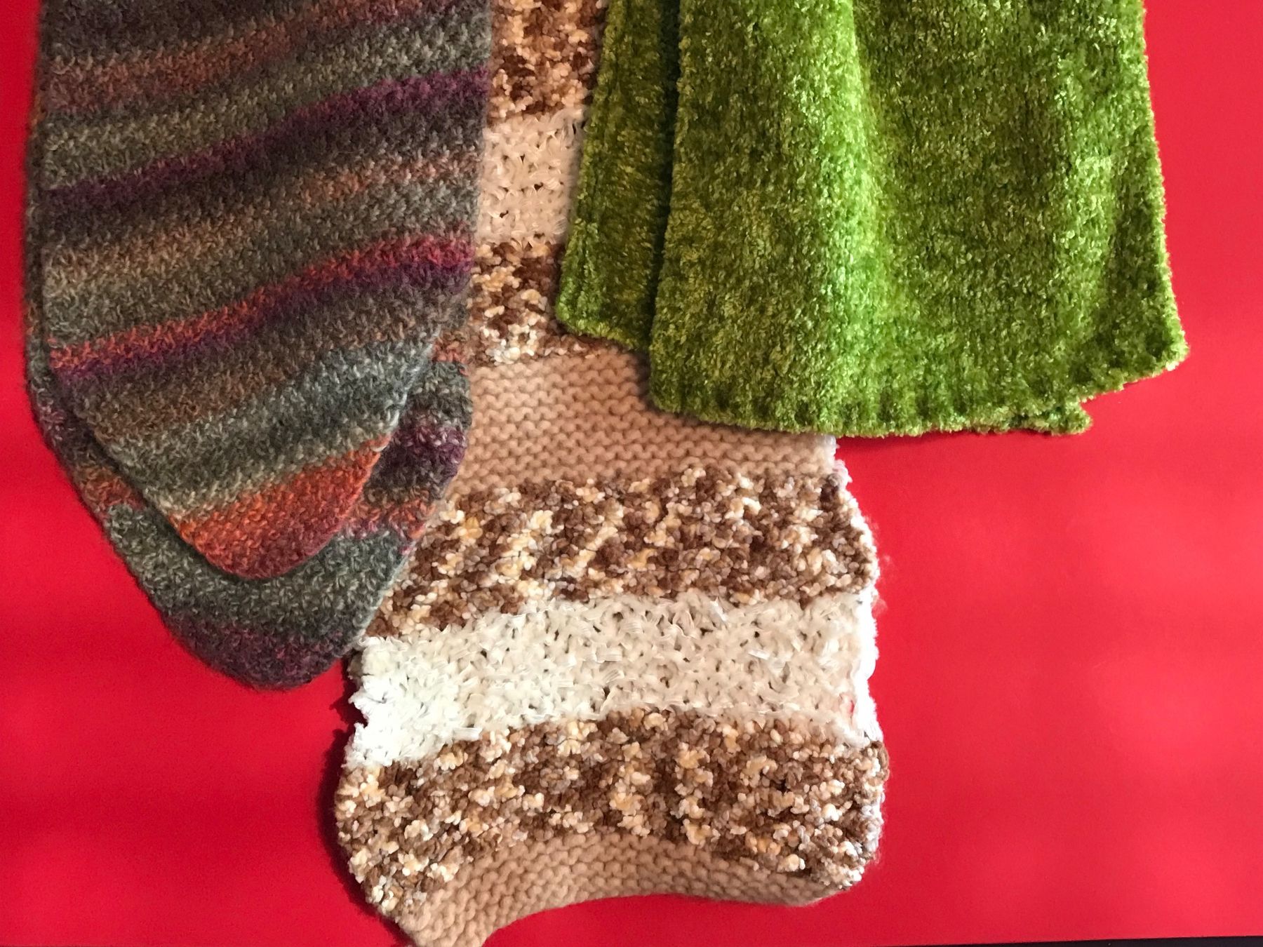 Foulard & Sciarpe: Schal Winterschal Halstuch Winterhalstuch Strickschal 3 Stk – Usato da Däniken SO venduto da allerlei54