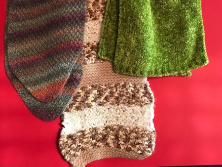Schal Winterschal Halstuch Winterhalstuch Strickschal 3 Stk