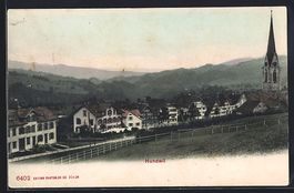 Hundwil, Ortsansicht mit Blick auf die K