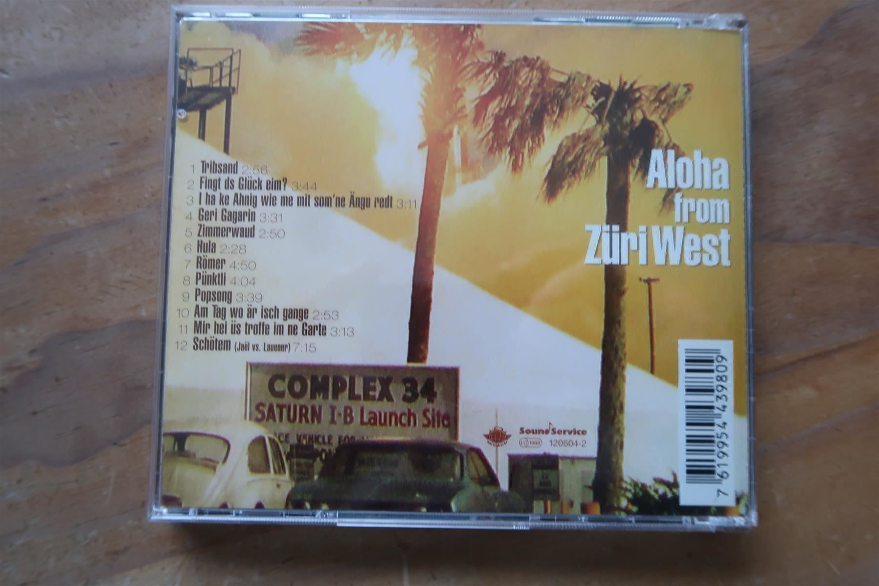 CD: ZÜRIWEST - ALOHA FROM - CD – Usato da Basel venduto da Patiscat 1