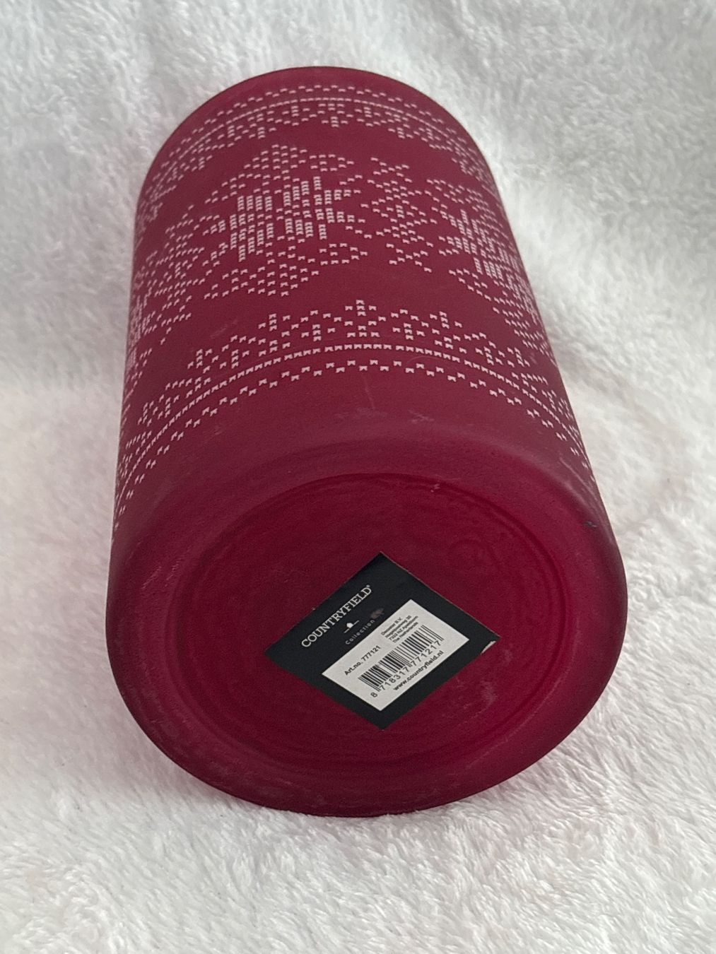 Vasen & Gefässe: Countryfield Kerzenvase Thyra rot – Neu und originalverpackt aus Oberegg von MR-shop 2