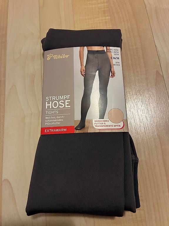 Strümpfe & Strumpfhosen: NEU: Thermostrumpfhose grau, 36/38 – Neu und originalverpackt aus Bättwil von tre_tj9g