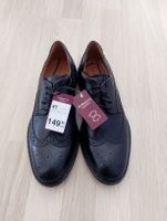 Herrenschuhe Roberto Santi Leder schwarz Grösse 41 neu