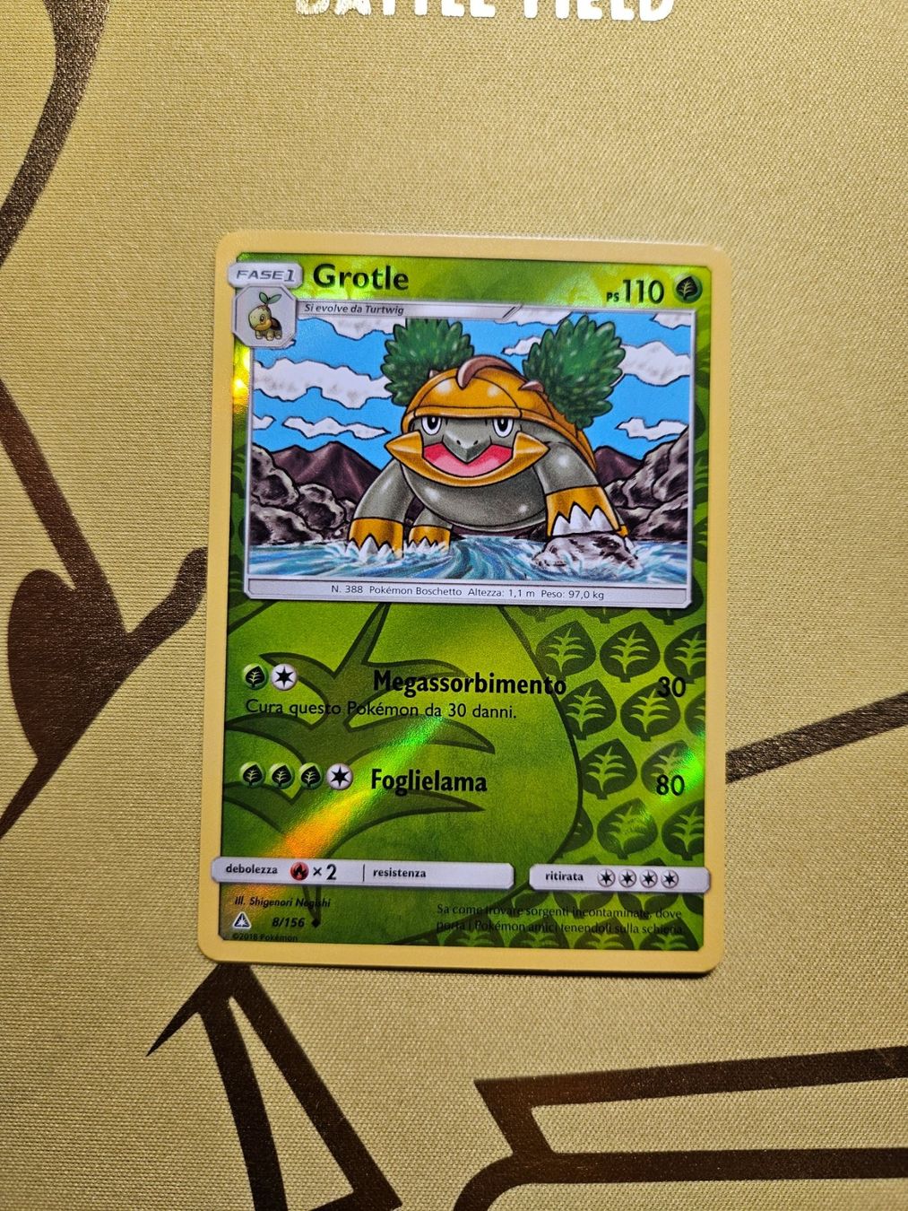 Pokémon Carte collezionabili: Ultra Prism - Grotle – Usato da Bellinzona venduto da Pokemarco