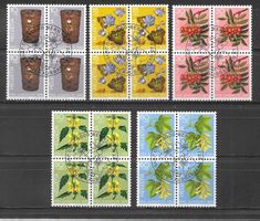 Viererblockserie Pro Juventute 1975 J252-J256 ET 27.11.1975