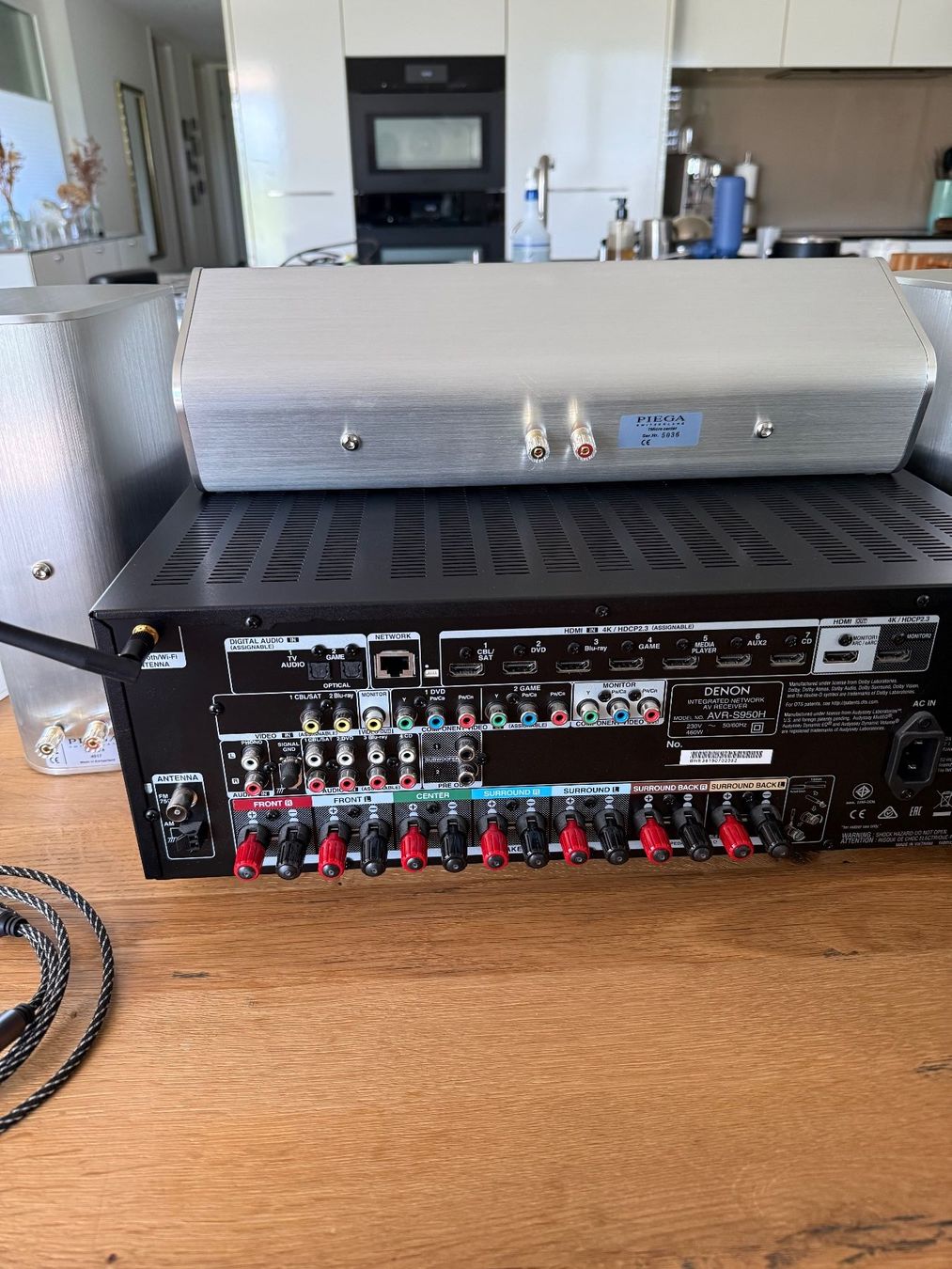 Piega Home Cinema: Denon AV Receiver 7.2 mit Piega Lautsprecher-Set mit Sub. – Usato da Lufingen venduto da nco_hpc8 2
