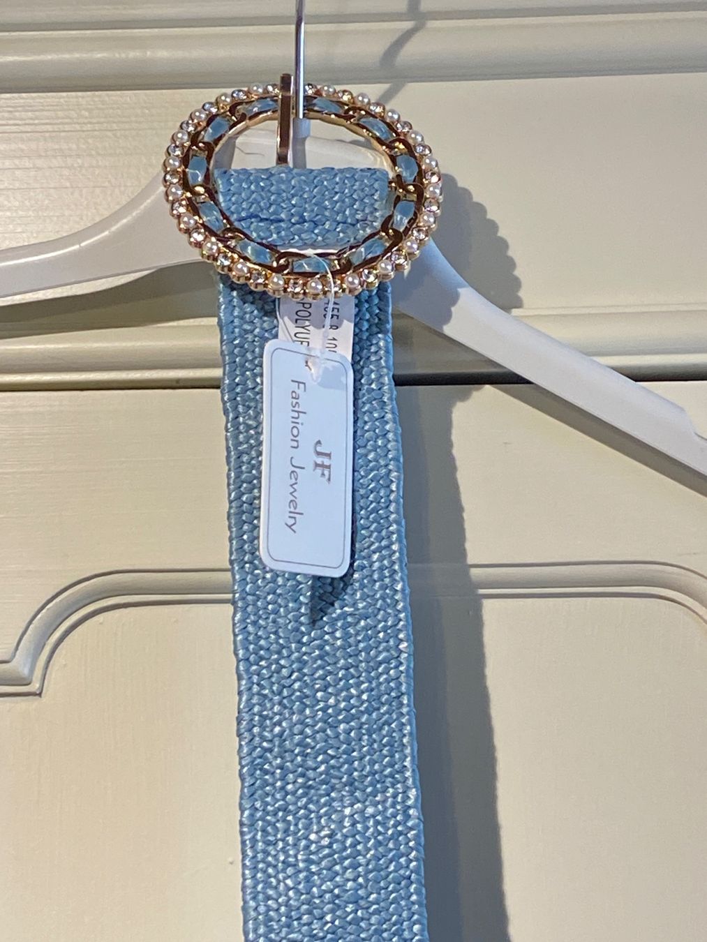 Cinture: GÜRTEL-STRETCH,HELLBLAU – Nuovo e nell'imballaggio originale da Meienried venduto da ManuelaBoutique 2