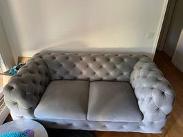 Chesterfield 2er Sofa 