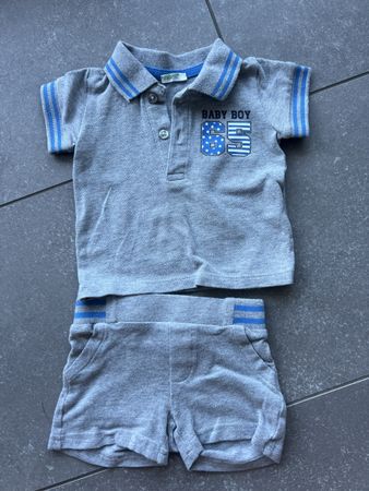 Benetton Baby Boy Polo Shirt & Shorts Set - Size 62 cm