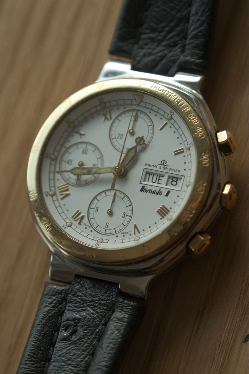 Baume & Mercier Orologi: Baume & Mercier Formula S 18K Gold Chronograph – Usato da Glattpark(Opfikon) venduto da ale_mg8x 5