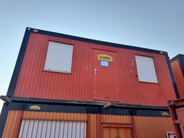 Mannschaftsbaracke Container gross inkl. Inhalt