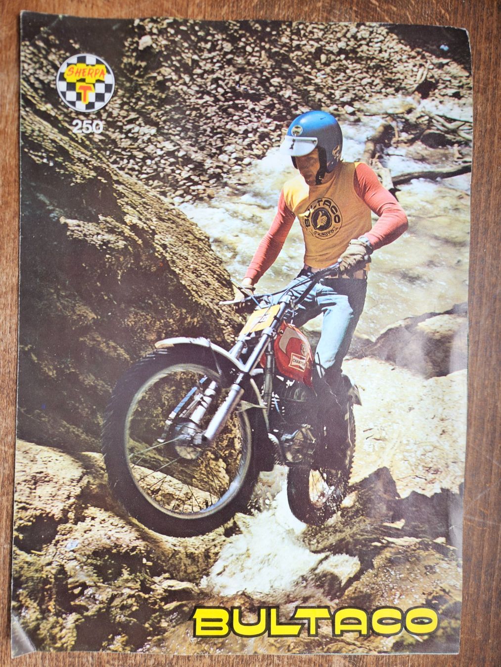 Bultaco Dokumente: Prospectus BULTACO SHERPA TRIAL 250 – Neu (gemäss Beschreibung) aus courtetelle von bmwhp2