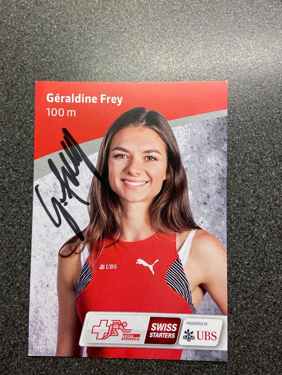 Autogrammkarte Géraldine Frey Kaufen auf Ricardo