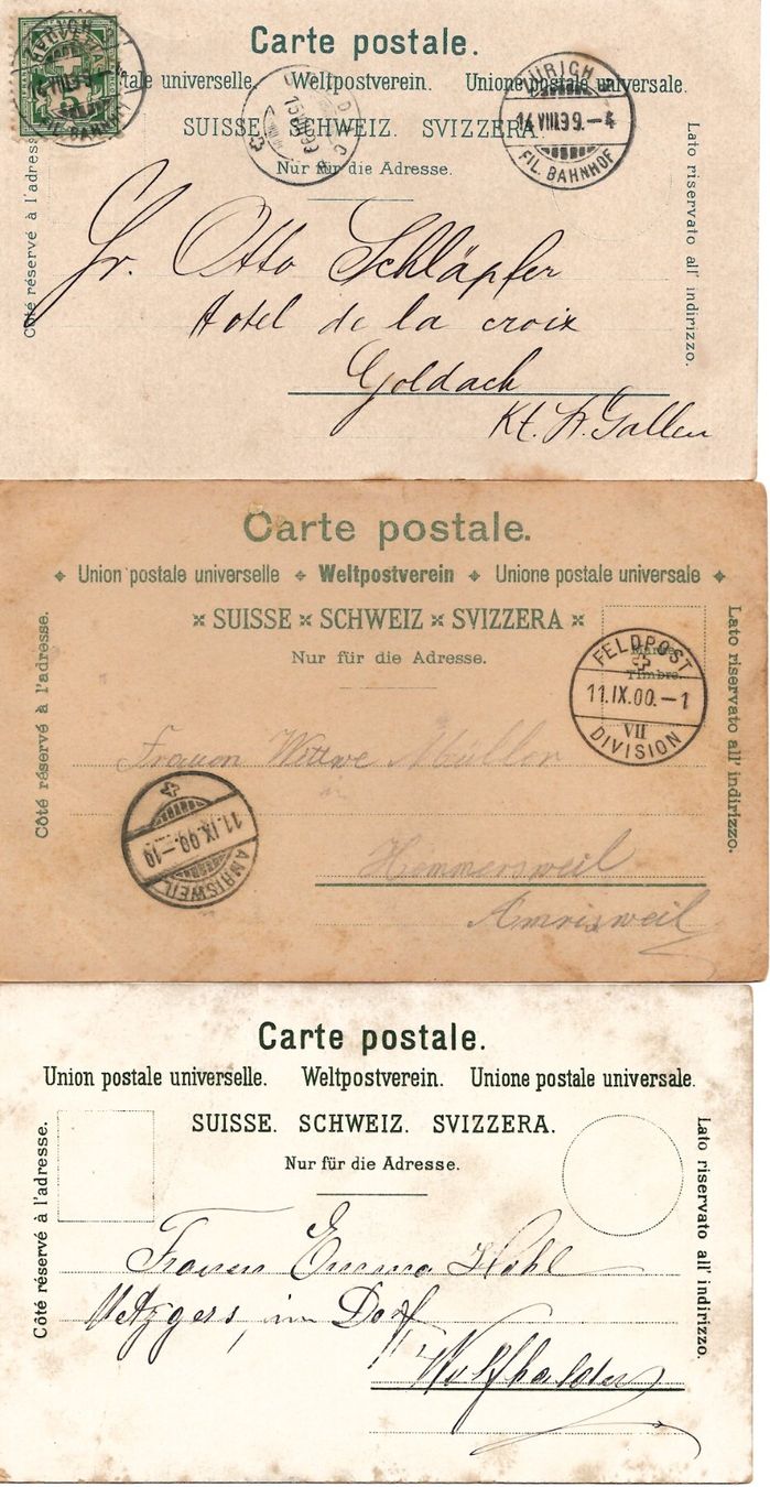 Cartoline postali: AK Zürich coloriert – Usato da Brunnadern venduto da eichmann.anton 1
